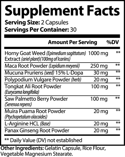 Horny Goat Weed & Maca+